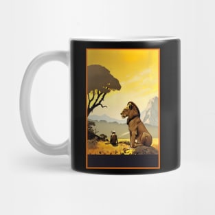 vintage travel of africa Mug